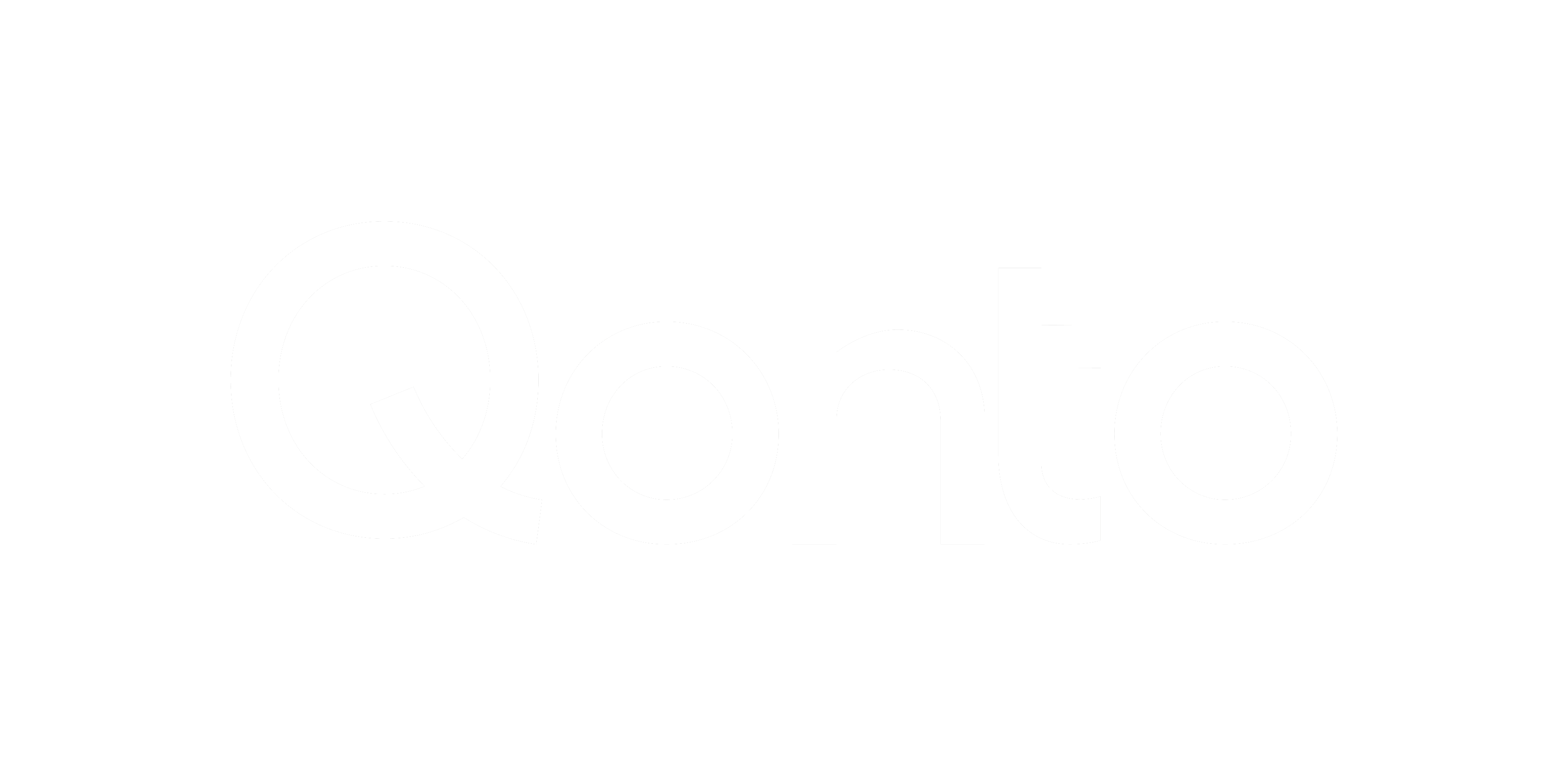 Logo Qonto blanc