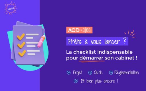 ACD x CJEC : Lancer son cabinet, la checklist pour bien démarrer